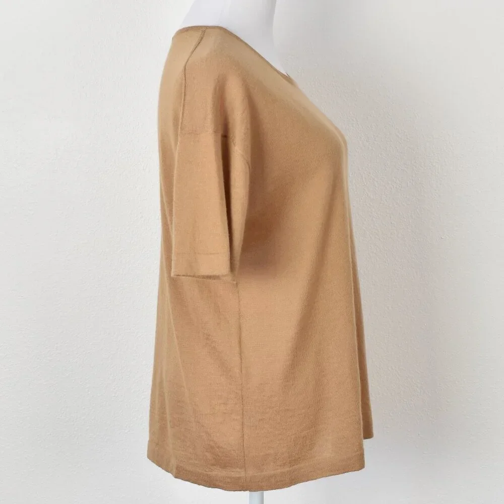 Jenni Kayne Cashmere Tee Toast - S - Picture 7 of 9